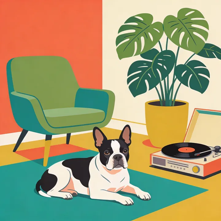 Boston Terrier portrait