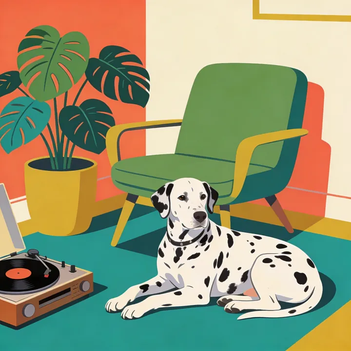 Dalmatian portrait