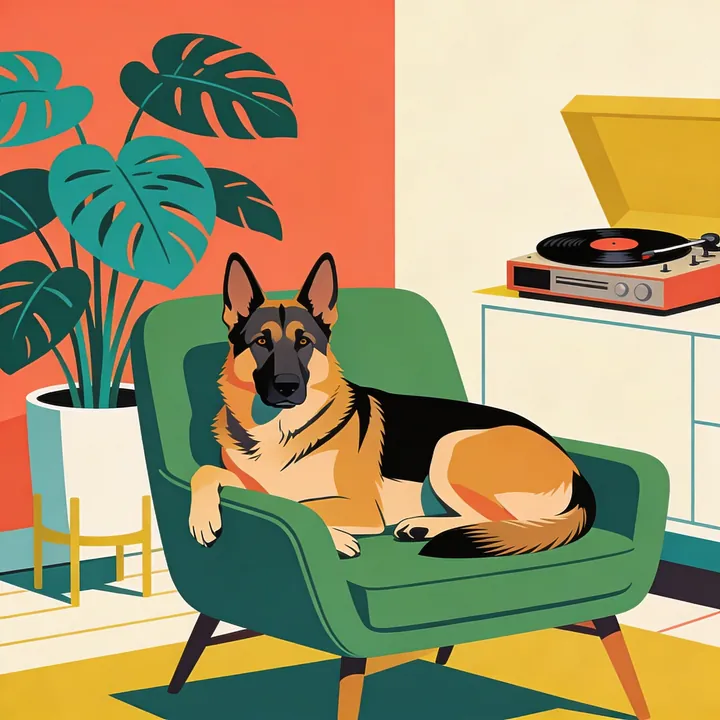 German Shepherd portrait