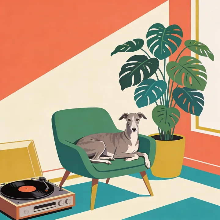 Greyhound portrait