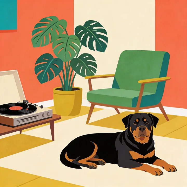 Rottweiler portrait