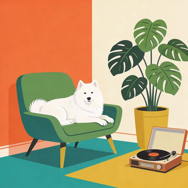 Samoyed portrait
